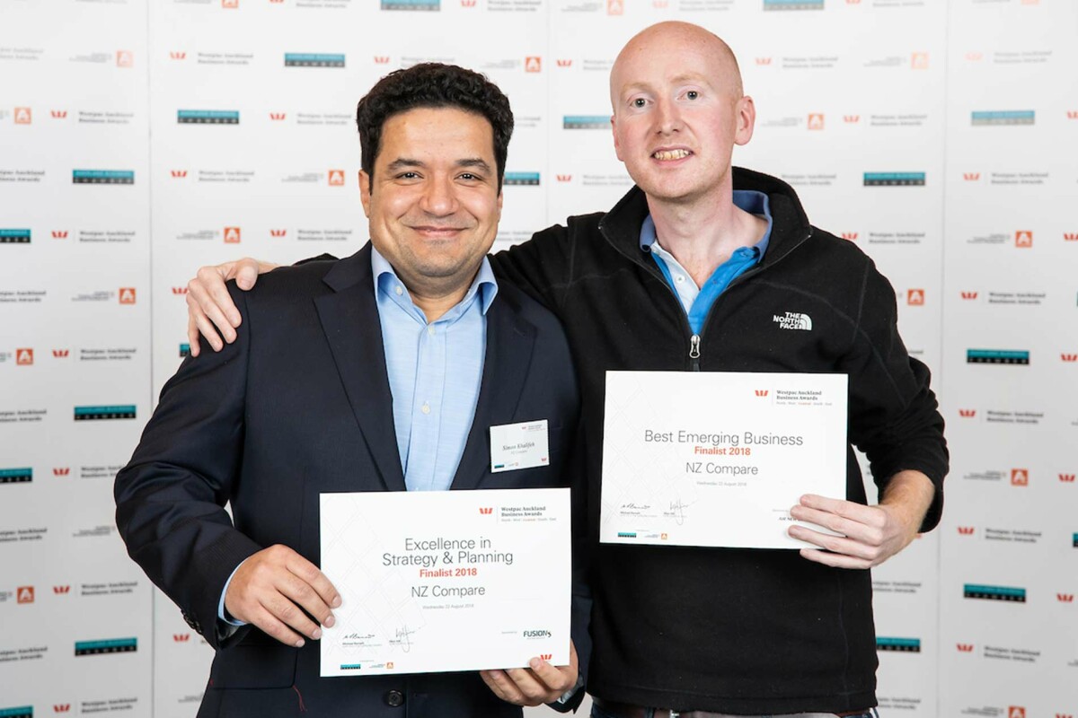 NZ Compare recognised for excellence in the Westpac Auckland Business Awards 2018