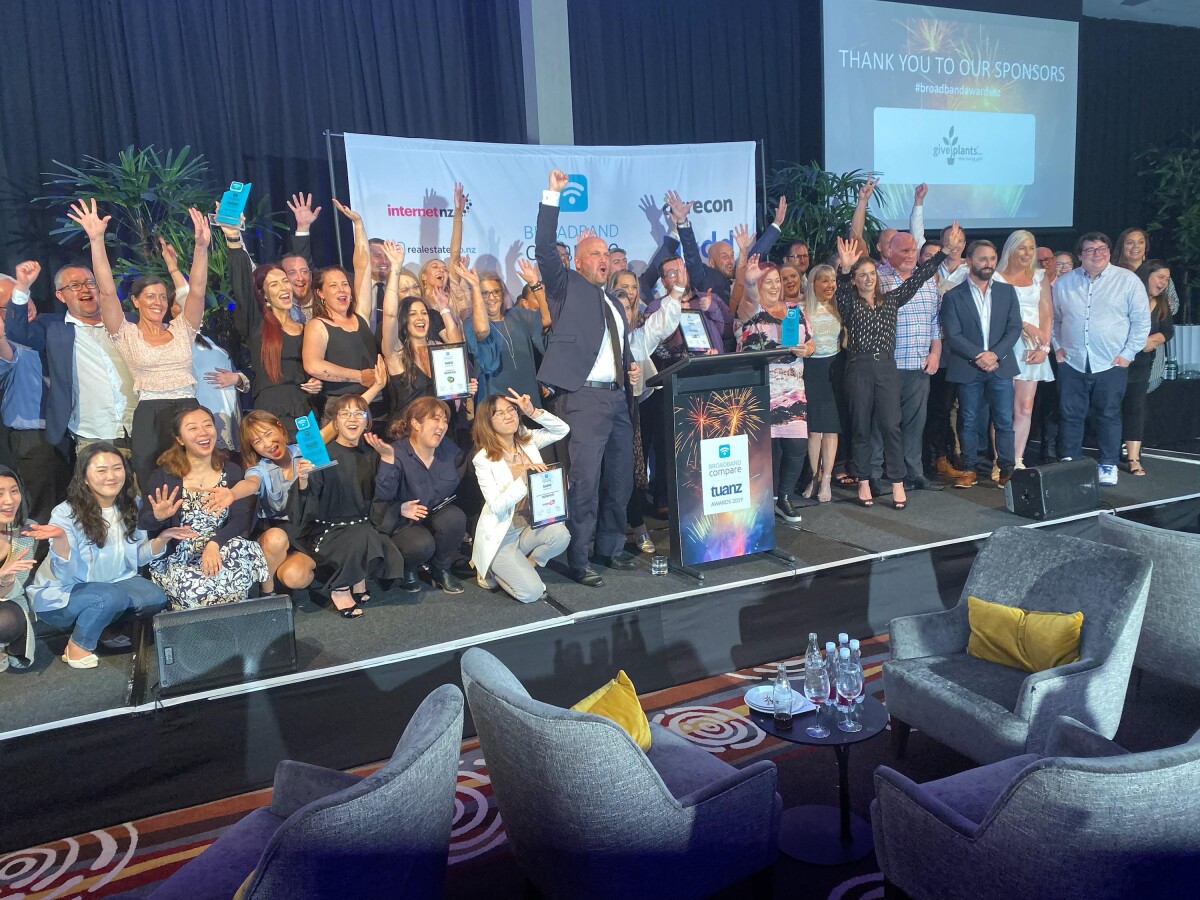 Stuff Fibre the big winner at the Broadband Compare TUANZ Awards