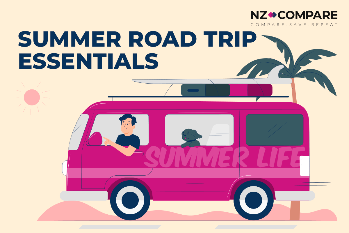 Summer road trip essentials with NZ Compare