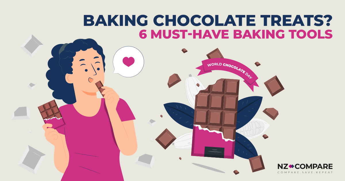 Baking Chocolate Treats? 6 Must-Have Baking Tools with NZ Compare Baking Chocolate Treats? 6 Must-Have Baking Tools with NZ Compare